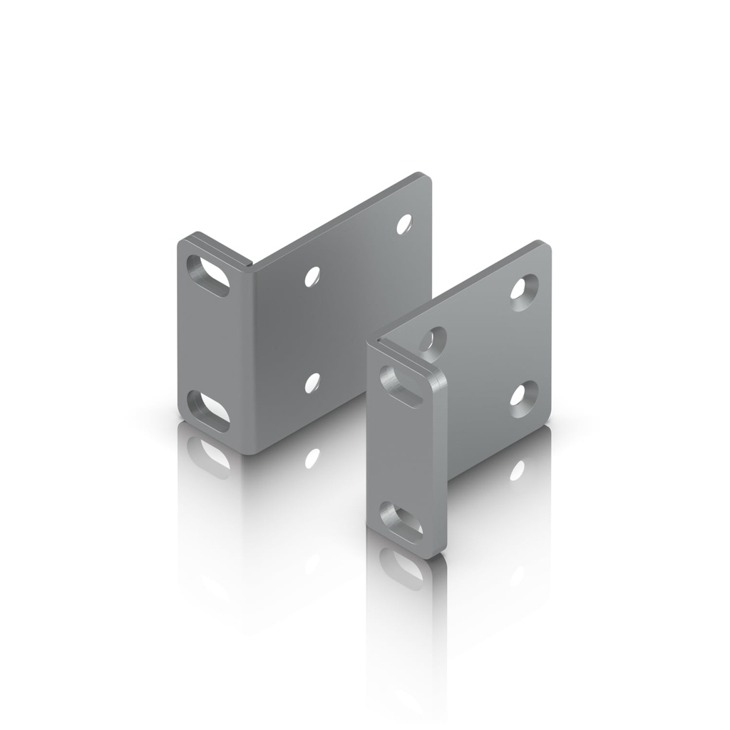 NHU-UACC-Rack-Ear-1U Ubiquiti Rack Ear Kit 1U, Replacement Rack Ears For UniFi 1U Rack-mount Devices, Included Precision Rack Mount Inserts  Screws, 2Yr Warr