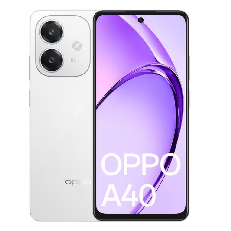 6932169353977 OPPO A40 4G 128GB - Starlight White (CPH2669AU White)*AU STOCK*, 6.67", HD+, 90Hz, 4GB/128GB, 50MP/5MP, Dual SIM, 5100mAh, 2 Years Warranty