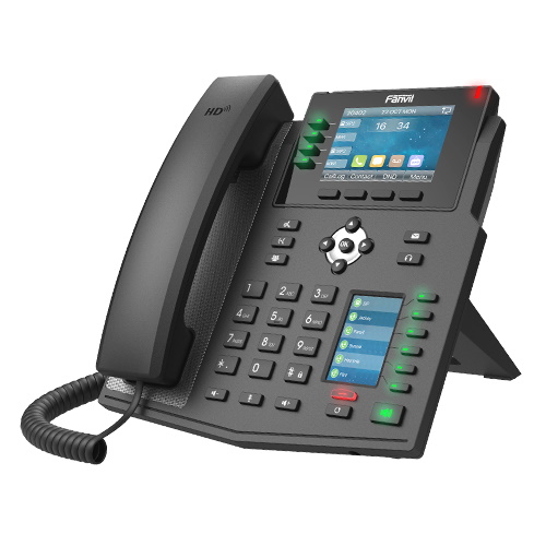 [6937295603019] Fanvil X5U High End Enterprise IP Phone - 3.5" Colour Screen, 16 Lines, 40 x DSS Buttons, Dual Gigabit NIC,Bluetooth, *SBC Ready, 2 Years Warranty