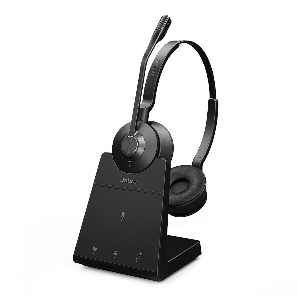 [SPJ-ENG-45SE-S] Jabra Engage 45 SE Stereo DECT Headset, Deskphone calls, Sound like a pro, Get up to 13 hours of talk-time, Up to 150m, Busy-day-proof