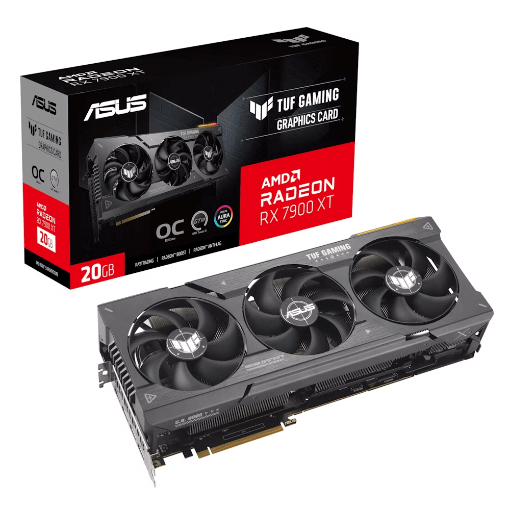[TUF-RX7900XT-O20G-GAMING] ASUS TUF Gaming Radeon RX 7900 XT 20G GDDR6 Graphics Card HDMI / DUAL DP