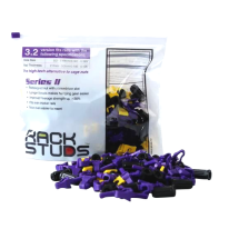 [020.010.0116] 020.010.0116 RackStuds Series II Purple: 100 Pack