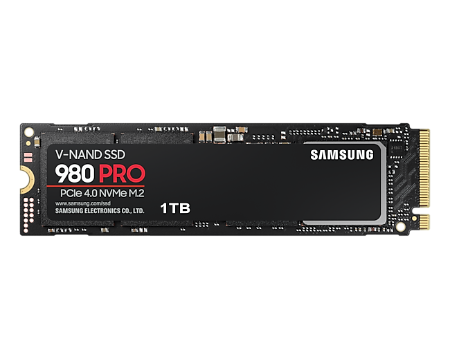 [MZ-V8P1T0BW] 980 Pro M.2 2280 NVMe 1TB Gen4 Internal SSD 7000MB/s MZ-V8P1T0BW