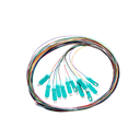 015.012.1409 Fibre Pigtail SC OM4 Multimode 2m - 12 pack Rainbow - Aqua Connector | Backward Compatible With OM3