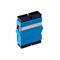 [015.002.0082] SC OS1/OS2 Singlemode Through Coupler Flangeless Duplex | Blue