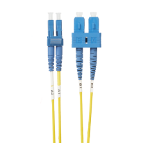 [FL.OS2LCSC5M] 5m LC-SC OS1 / OS2 Singlemode Fibre Optic Cable : Yellow