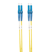 [FL.OS2LCLC10M] 10m LC-LC OS1 / OS2 Singlemode Fibre Optic Cable | Yellow