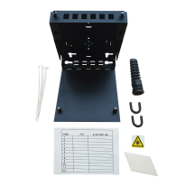 [015.004.0002] FOBOT SC Simplex LC Duplex 6 Port Wall Mount Fibre Optic Patch Panel