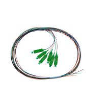 [015.012.4304] Fibre Pigtail SC/APC OS1 / OS2 Singlemode 2m - 6 Pack Rainbow