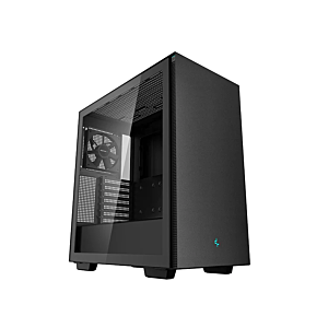 DeepCool R-CH510-BKNNE1-G-1 CH510 Tempered Glass Mid-Tower ATX Case Black