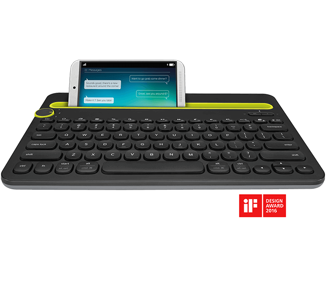 [920-006380] 920-006380 K480 Multi-Device Bluetooth Keyboard Black