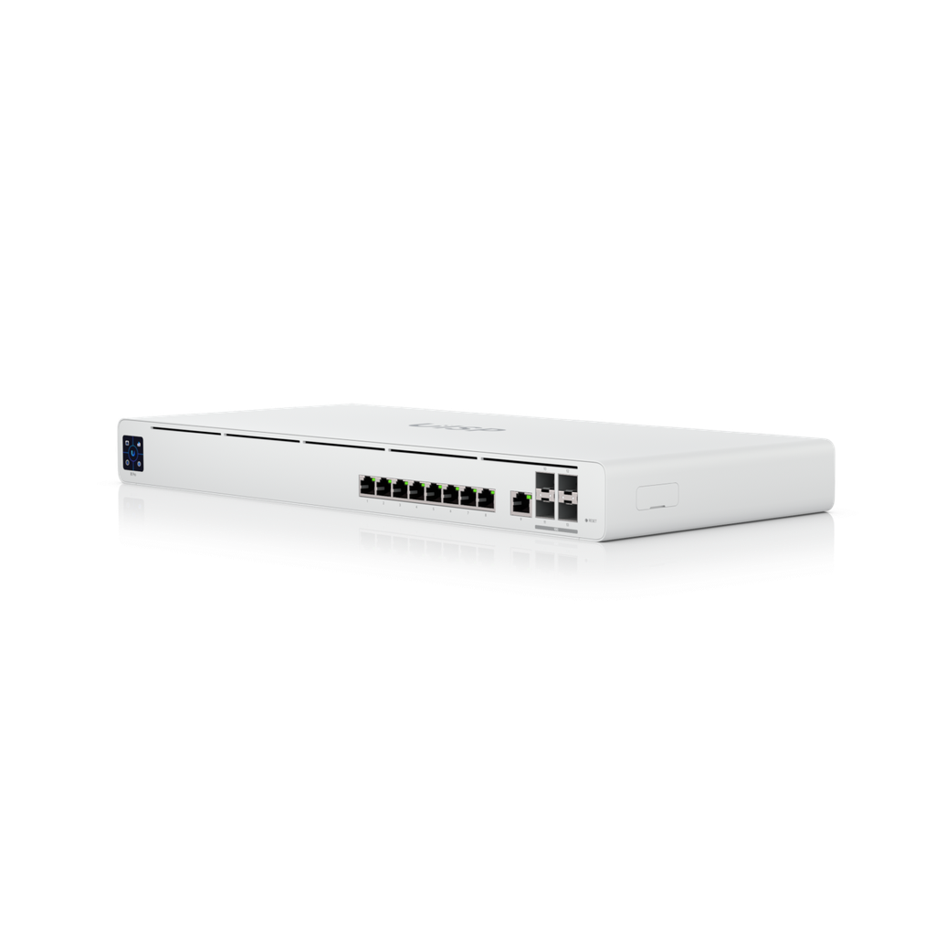 810010076267 Ubiquiti UISP Router Professional, (9) GbE RJ45 ports, (4) 10G SFP+ ports, Integrated Layer 2 Switch,  Up to 9,500 Mbps NAT Throughput, 2Yr Warr