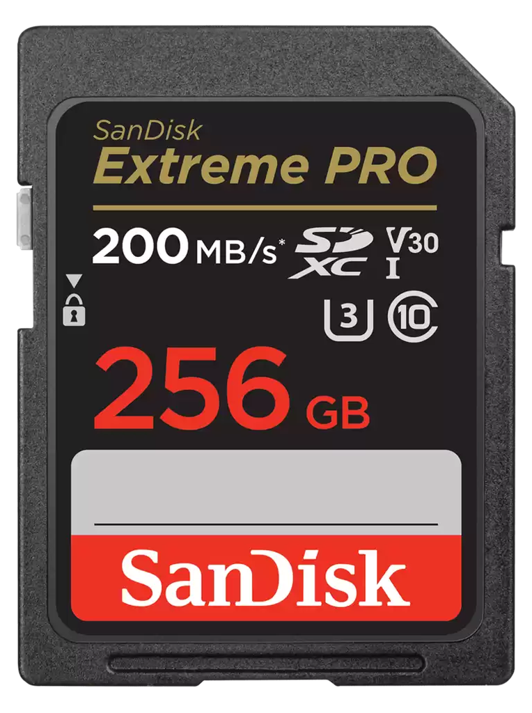 619659188658 SanDisk 256GB Extreme PRO Memory Card 200MB/s Full HD  4K UHD Class 30 Speed Shock Proof Temperature Proof Water Proof X-ray Proof Digital Camera