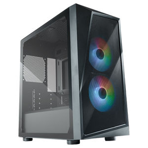 CP320 Cooler Master  Tempered Glass ARGB Mini-Tower Case Black