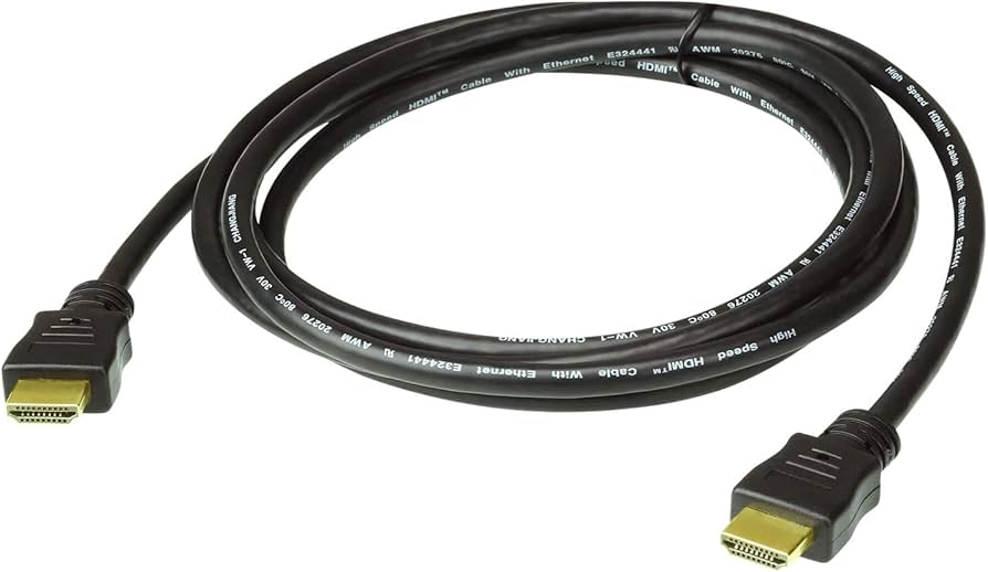 2L-7D05H 5M HDMI Cable  High Speed HDMI Cable with Ethernet. Support 4K UHD DCI, up to 4096 x 2160 @ 30Hz. Gold-plated connectors