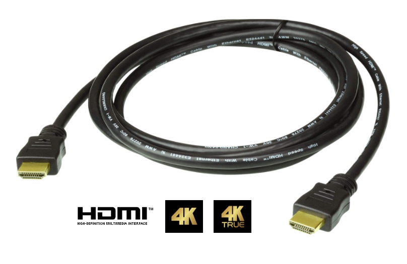 [2L-7D05H-1] Aten Premium 5m High Speed HDMI Cable with Ethernet, up to 4096 x 2160 @60Hz, HQ tinned copper wire to resist interference with Gold-plated connectors