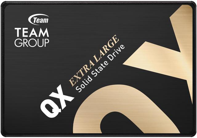 TEAMGROUP QX 2.5 SSD(4TB)uses the latest 3D QLC flash memory. It supports SLC Caching  technology, and read/write speed 560/500MB