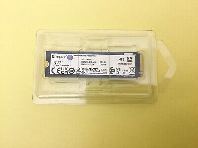 SNV2S/4000G Kingston SNV2S NV2 4TB PCIe 4.0 NVMe M.2 2280 SSD