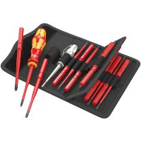 WT05003484001 Wera VDE 16 Extra Slim 1 16 Pce VDE interchangeable blades with Kraftform handle