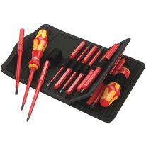 WT05059030001 Wera Kraftform Kompakt VDE 17 Pce Bit set with handle and inter-changeable blades