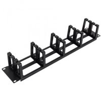 002.008.0032 2RU Cable Management Rail - 5 Plastic Ring