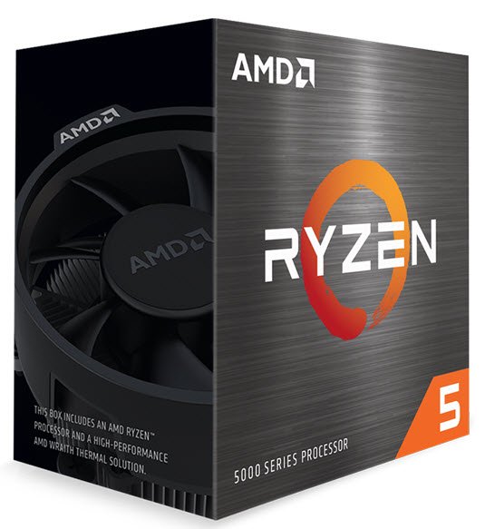 AMD Ryzen 5 5600X 6 Core/12 Threads 3.7/4.6GHz AM4 CPU Processor 100-100000065BOX