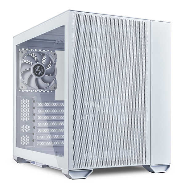 PC-O11 AMW Lian Li O11 Air Mini Mesh TG E-ATX Chassis - White