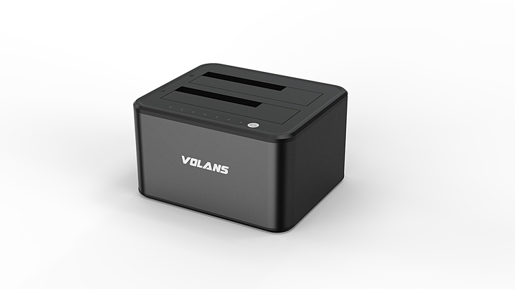 VL-DS30S Aluminium 2-Bay USB3.0 Docking Station with Clone