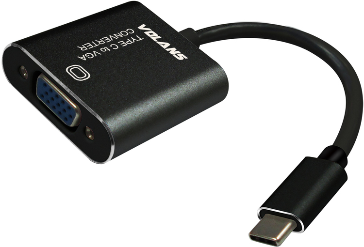 VL-UCVG Aluminium USB Type-C to VGA Converter (1080p)