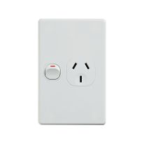 [040.000.0018] 040.000.0018 Classic Single Power Point 250V 10A - Vertical