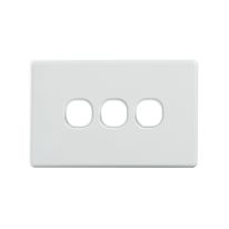[040.000.0023] 040.000.0023 Classic 3 Gang Switch Cover - White