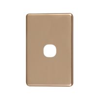 [040.000.0031] 040.000.0031 Classic 1 Gang Switch Cover - Gold