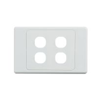 [040.000.0334] 040.000.0334 Ultima 4 Gang Switch Cover - White