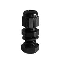 12mm Nylon Cable Gland Long Threaded with Washer - 40 Pack