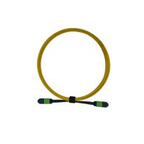 [MPOFF-OS2-5M-8] 5m MPO-MPO 8F Single mode G652D Fiber Optic Cable | Yellow