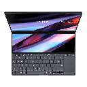 Zenbook Pro Duo - i9-13900H/14.5" WQXGA+ (2880 x 1800) OLED Touch/LPDDR5 32GB/1TB SSD/RTX 4050/Windows 11 Pro /Stylus (Black)/ 1YR