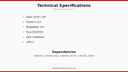 Technical Specs