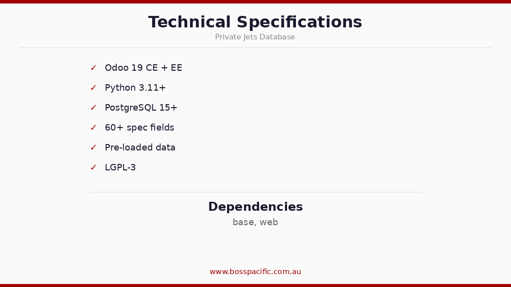 Technical Specs
