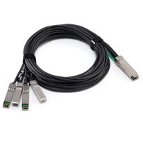 [DACQSFP-4-1M-PLU] DACQSFP-4-1M-PLU PlusOptic Compatible DAC, QSFP+ to 4SFP+, 40G, 1M, Twinax Cable | PlusOptic