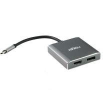005.004.0205 USB 3.1 Type-C Male to DisplayPort & HDMI® Converter | 20cm