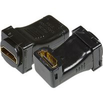 [005.008.0007] 005.008.0007 HDMI® to HDMI Right Angle Coupler Insert Black