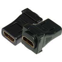 005.008.0008 HDMI® to HDMI Coupler Insert Black