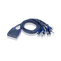 006.108.0641 Aten CS64US 4 Port USB VGA/ Audio Cable KVM Switch