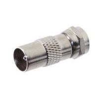 [008.008.0039] 008.008.0039 TV Antenna Cable Adapter - F-TYPE Male - PAL Male Adaptor / Straight