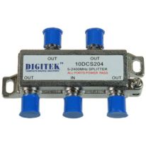 [008.008.1004] 008.008.1004 4 Way Splitter F Type 5-2400MHz All Ports Power Pass