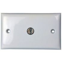 [016.005.0003] 016.005.0003 PAL Socket Outlet to F-Type Wall Plate for TV - EOL