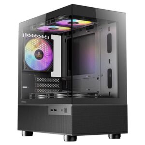 [CX200M RGB Elite] CX200M RGB Elite Antec  mATX Case Black