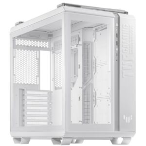 [GT502 TUF W] GT502 TUF W ASUS GT502 TUF GAMING CASE WHT TG Tempered Glass ATX Mid Tower Case White