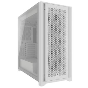 CC-9011262-WW Corsair 5000D Core Airflow Tempered Glass Mid-Tower ATX Case White
