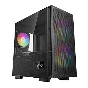 H360-BKAPE3D-G Deepcool R-C-1 CH360 Digital Black Tempered Glass mATX Case